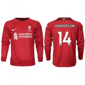 Herren Fußballbekleidung Liverpool Jordan Henderson #14 Heimtrikot 2022-23 Langarm
